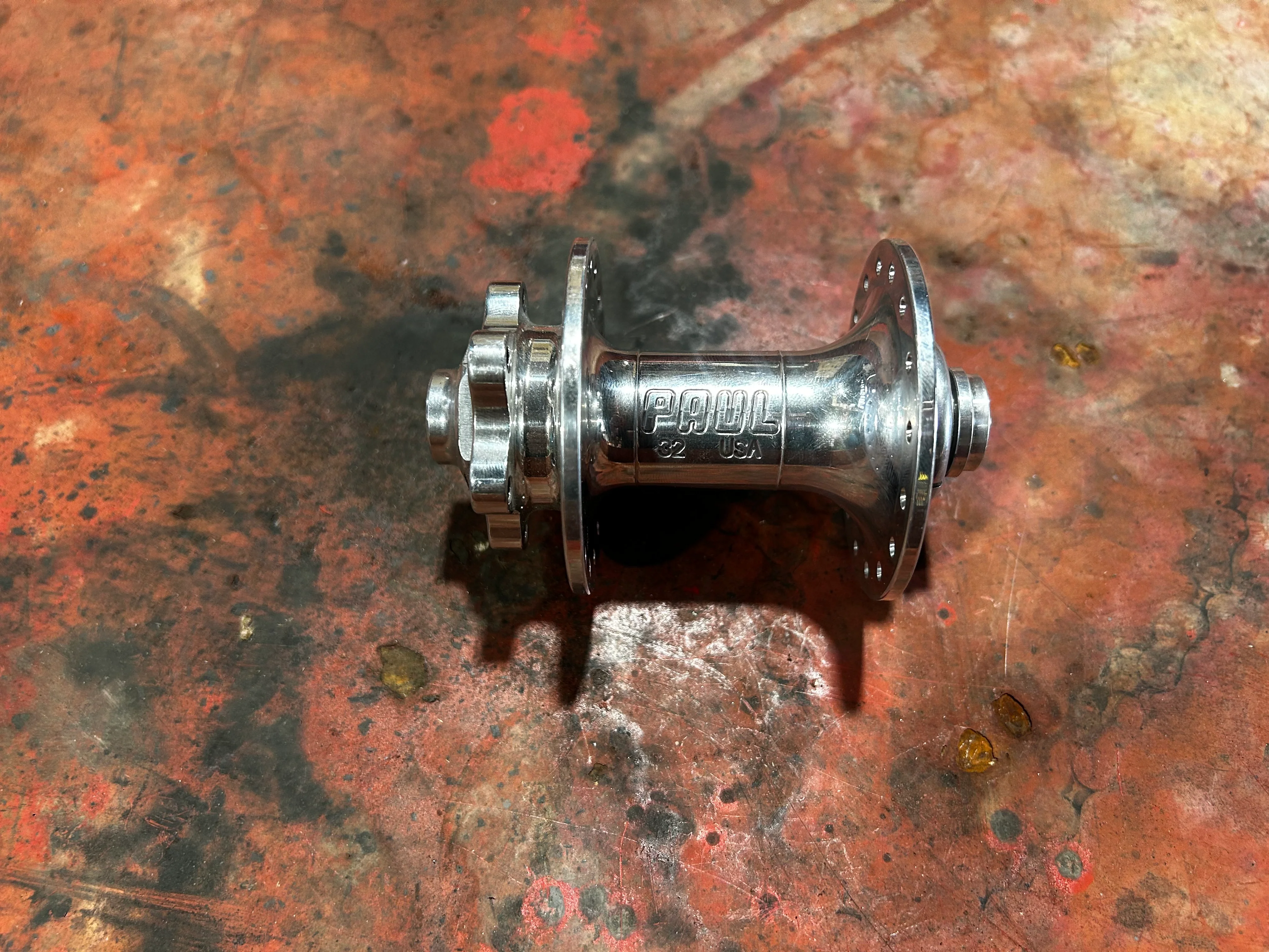 Paul Components front Disk hub